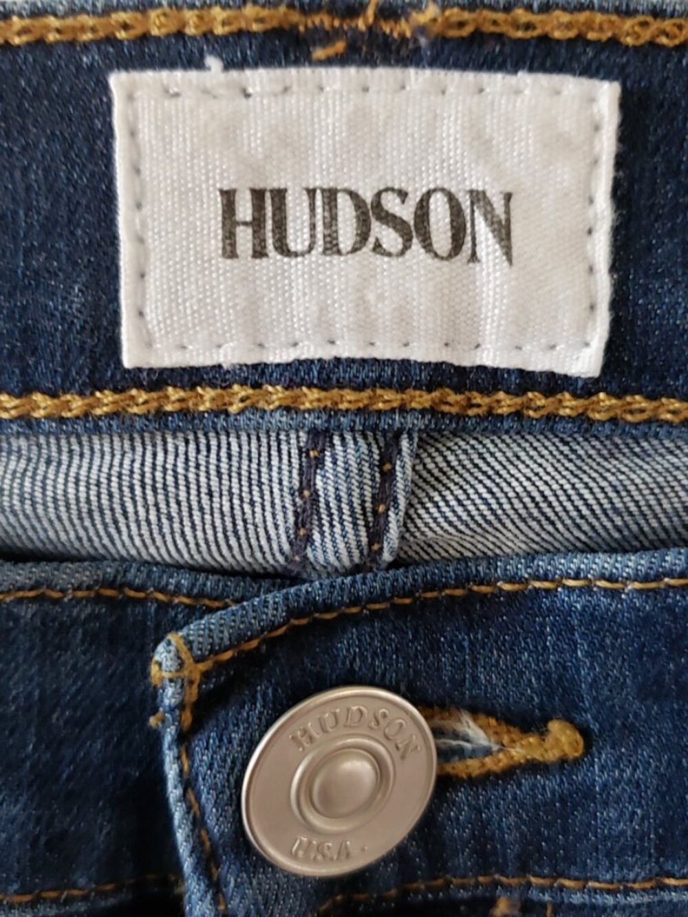 Hudson Jeans Womens 27 Dark Wash Krista Crop Skinny - Picture 3 of 5